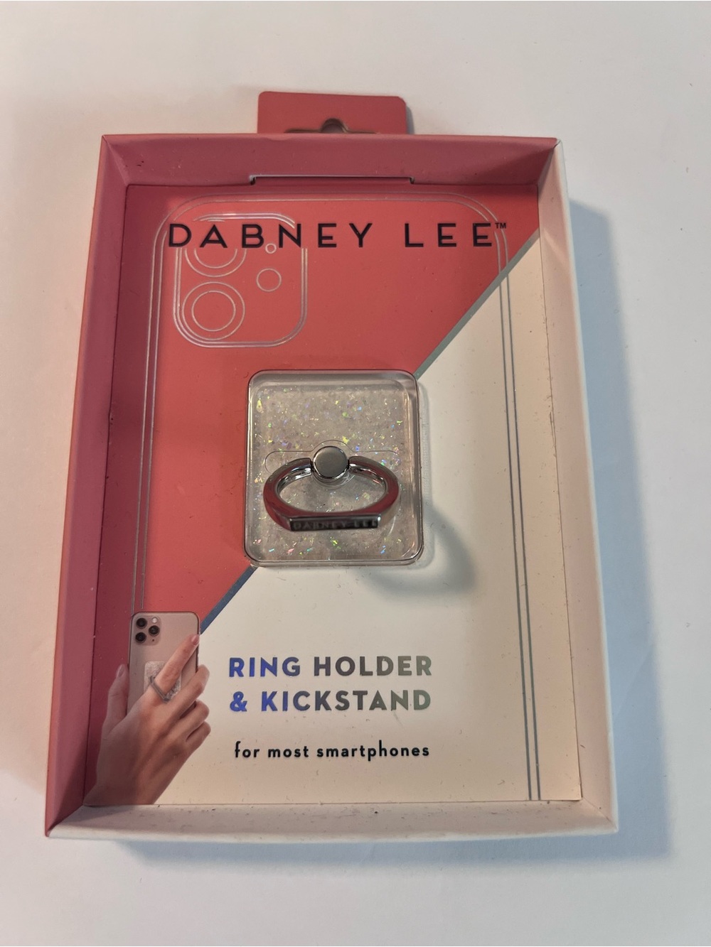 New Dabney Lee Sparkling Ring Holder Kickstand for most Smartphones New in Box